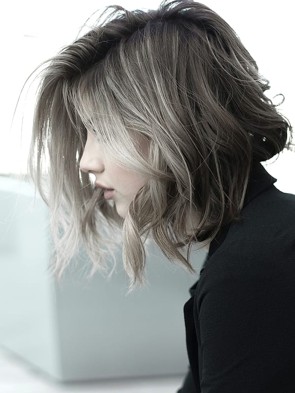 Corte bob con mechas